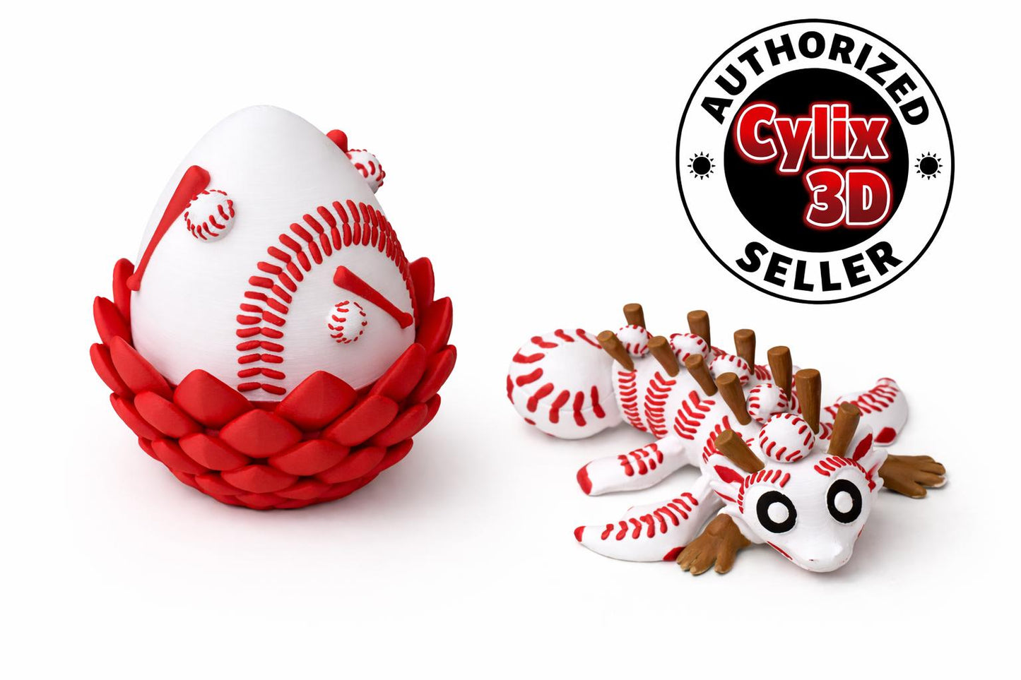 Baseball Dragon with Egg