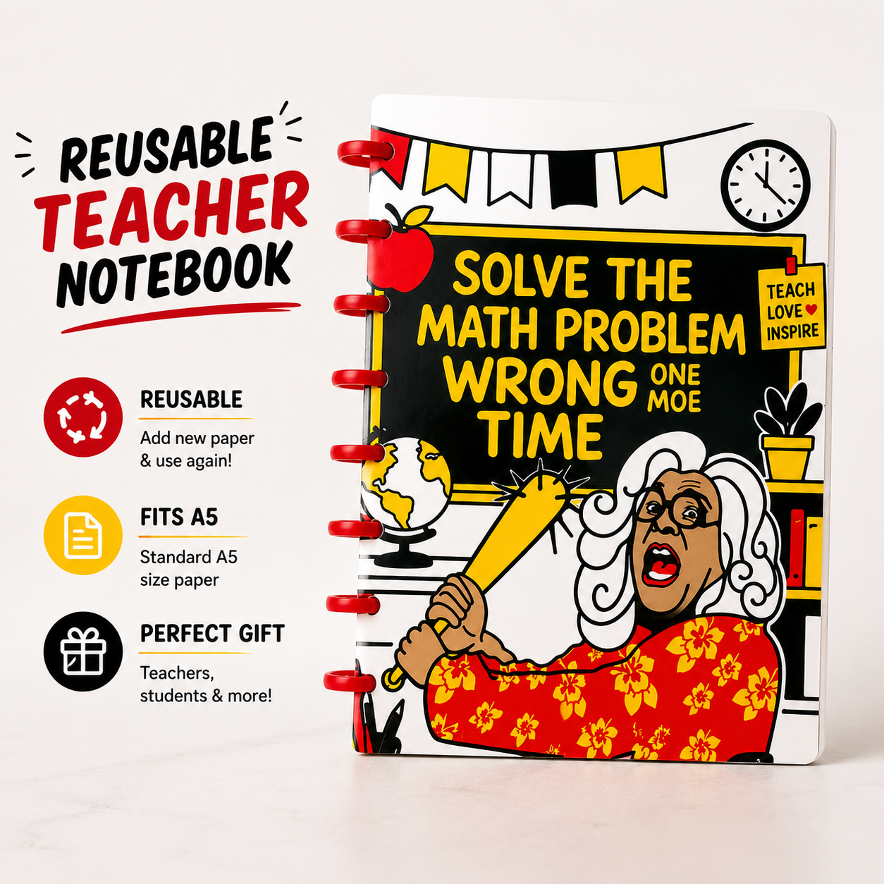 One Moe Time Funny Notebook
