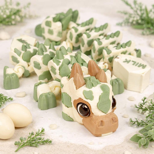 Cow Dragon 3D Printed