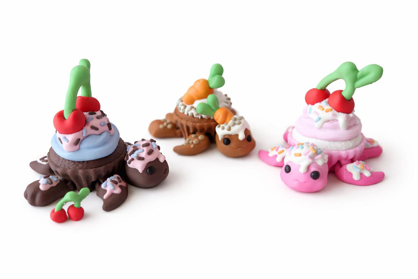 Cupcake Turtle Figurine