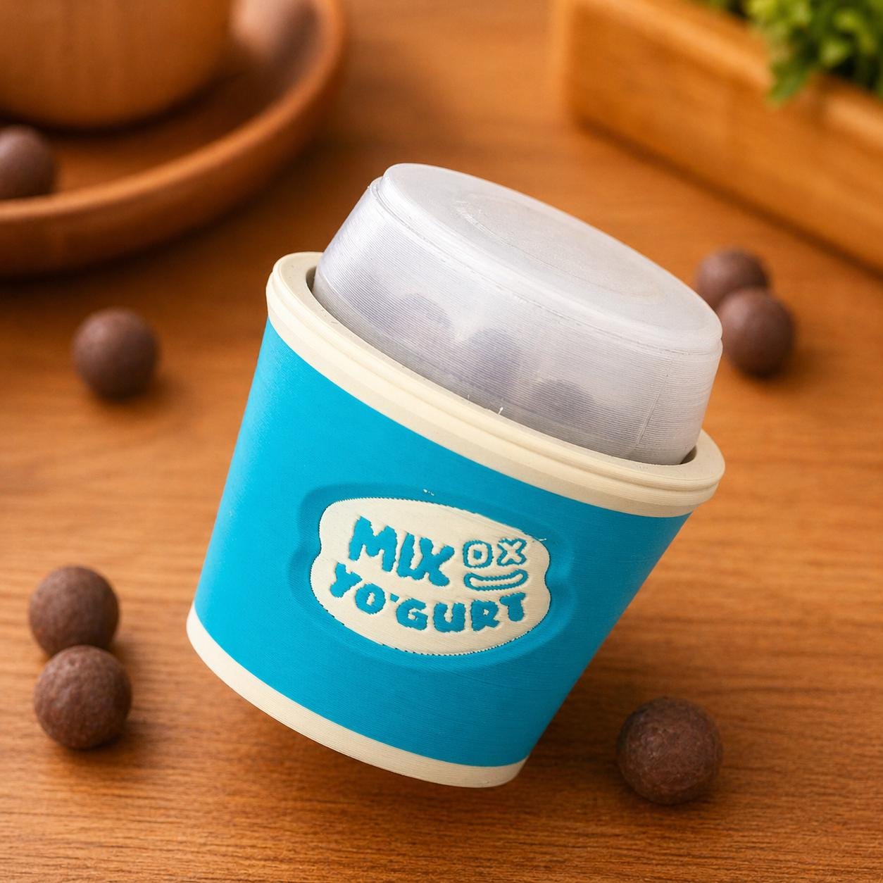 Yogurt Cup Fidget Clicker Toy