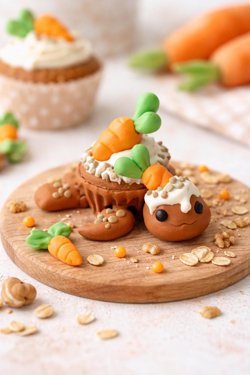 Cupcake Turtle Figurine
