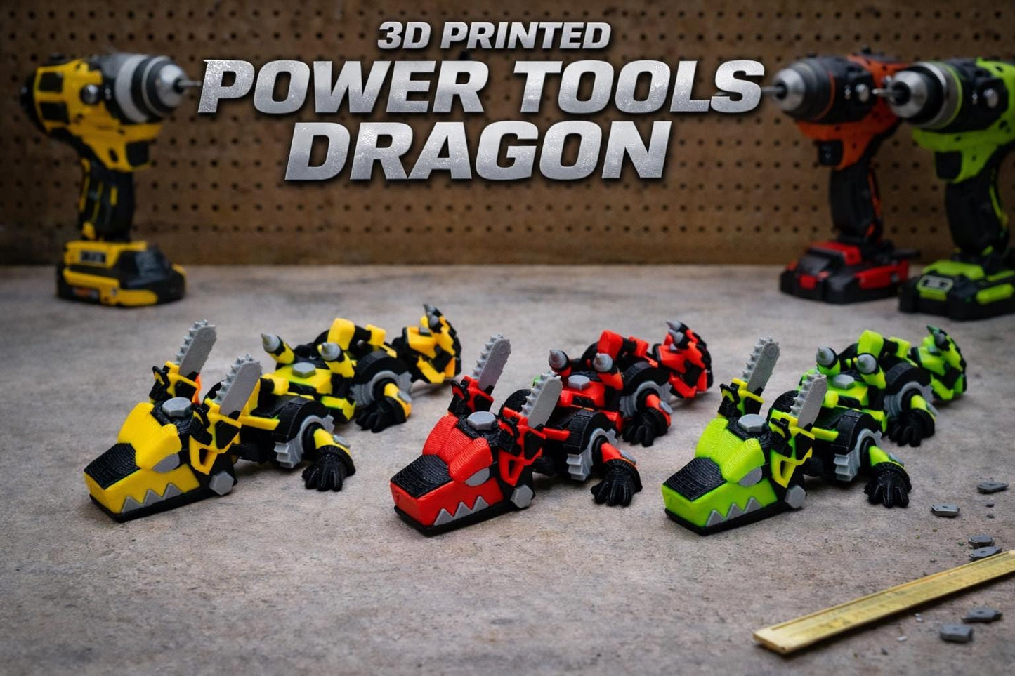 Power Tool Dragon Desk Toy
