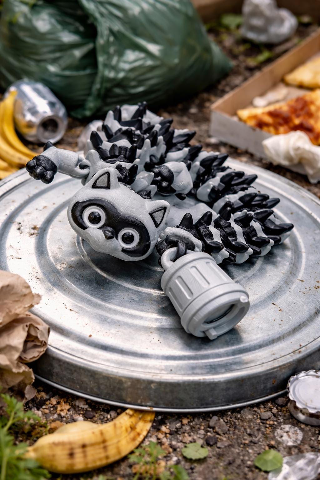 Articulated Raccoon Fidget Toy