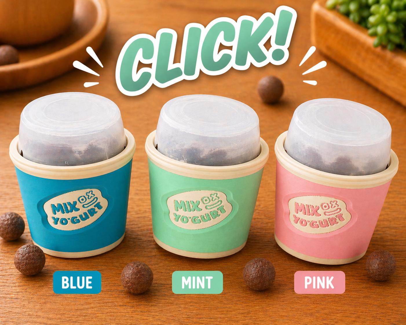 Yogurt Cup Fidget Clicker Toy