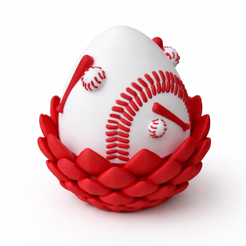 Baseball Dragon with Egg