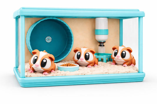 Flexi Guinea Pig Diorama Set