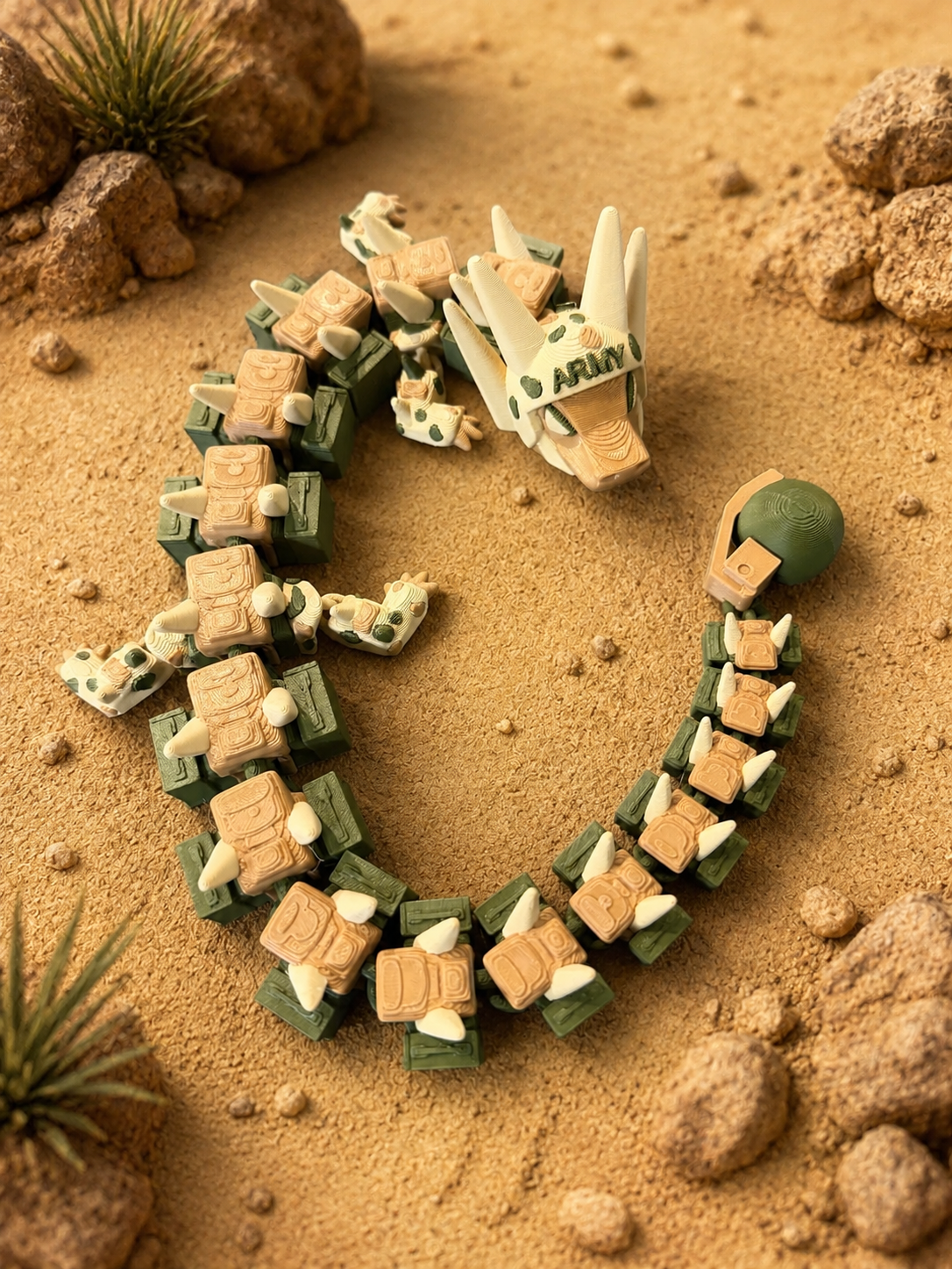 Army Military Articulated Dragon