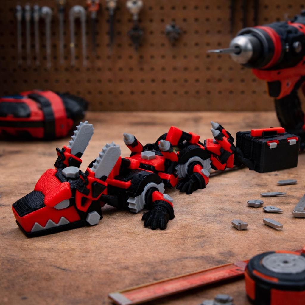 Power Tool Dragon Desk Toy