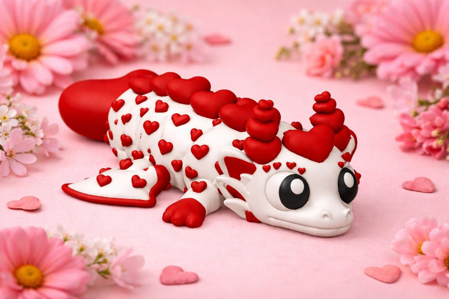 Heart Dragon with Matching Egg