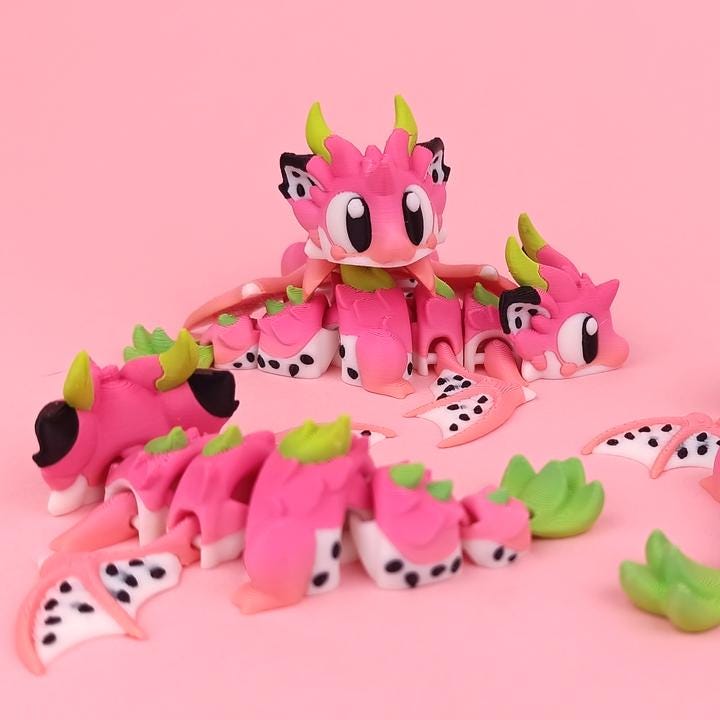 Dragon Fruit Dragons & Egg Set