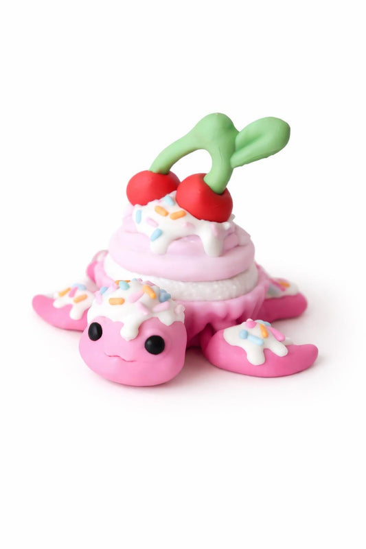 Cupcake Turtle Figurine