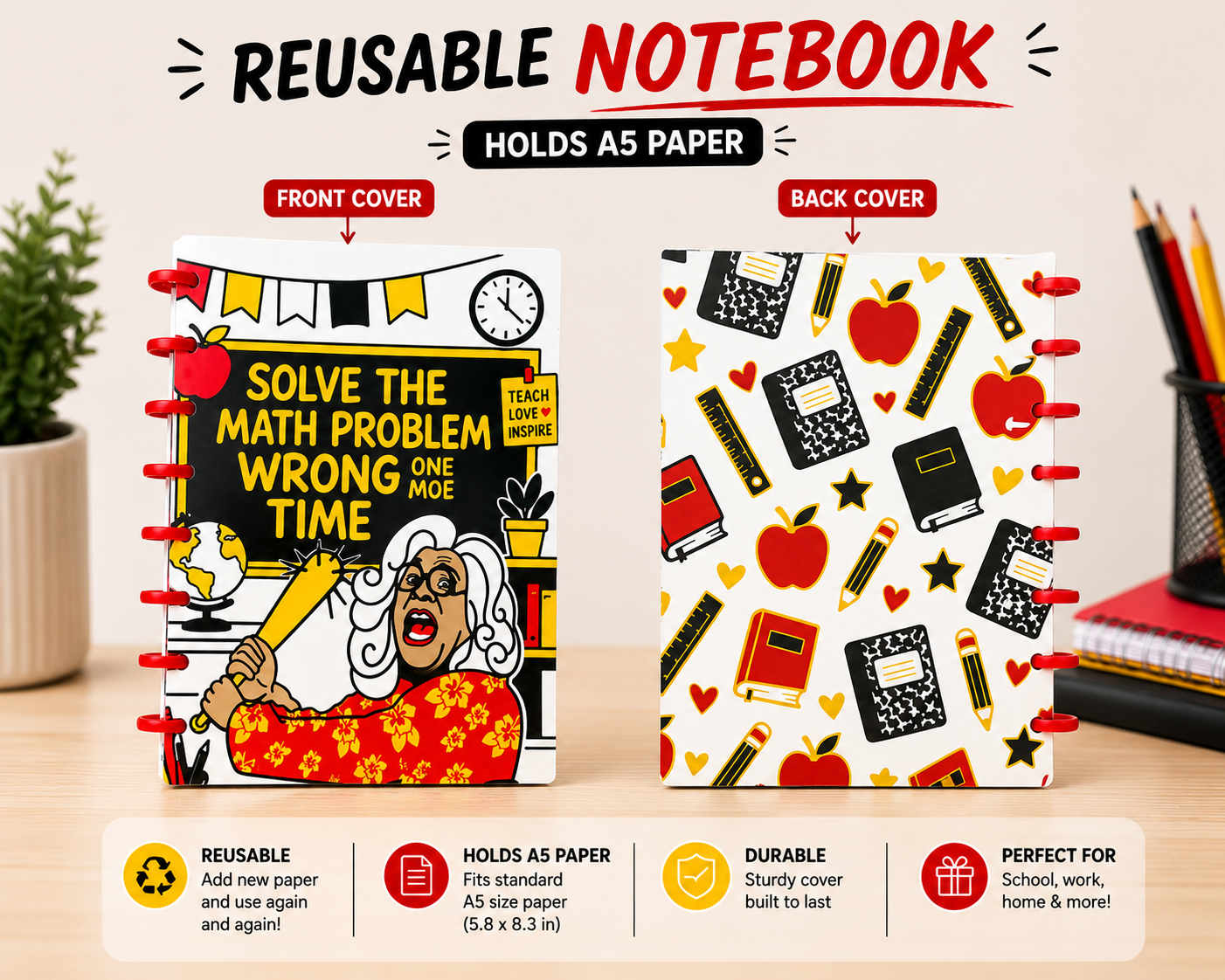 One Moe Time Funny Notebook