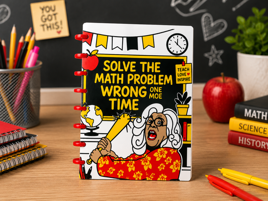 One Moe Time Funny Notebook