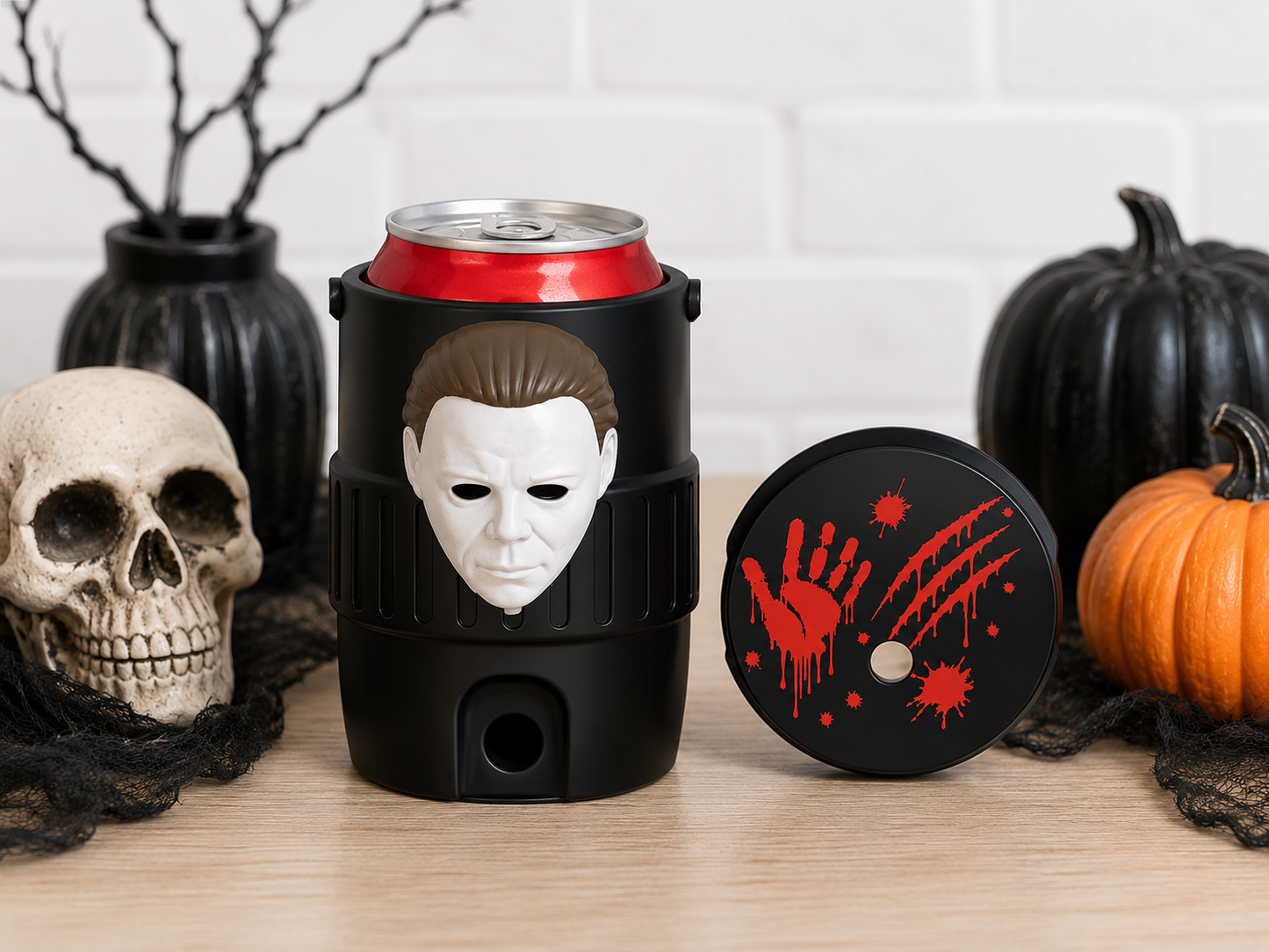 Halloween Horror Can Cooler
